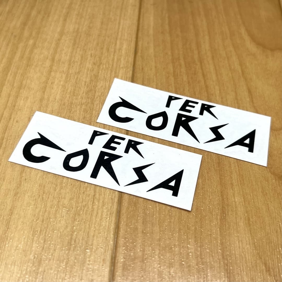 PER CORSA カッティングステッカー ペールコルサ